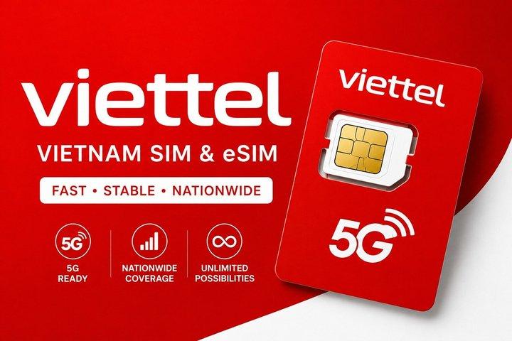 ベトナムSIMカード＆eSIM by Viettel – 3日、7日、15日、30日