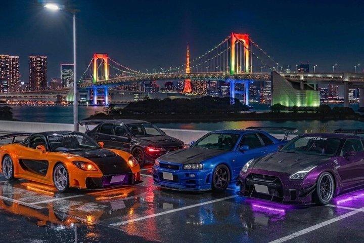 JDM biltur til Daikoku PA og Tokyo Tower