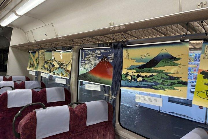 Mt Fuji Views Tour de trem de bala Hokusai trem e fazenda Wasabi