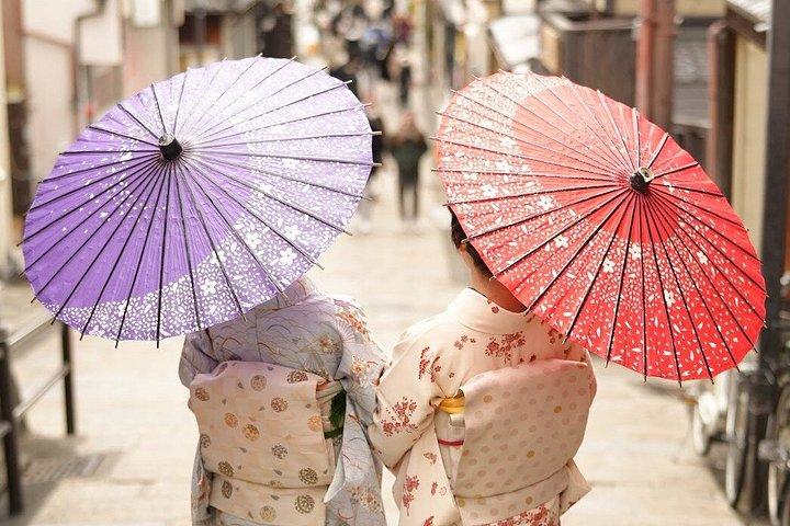 京都:着物体験 祇園の歴史的な八坂神社から1分