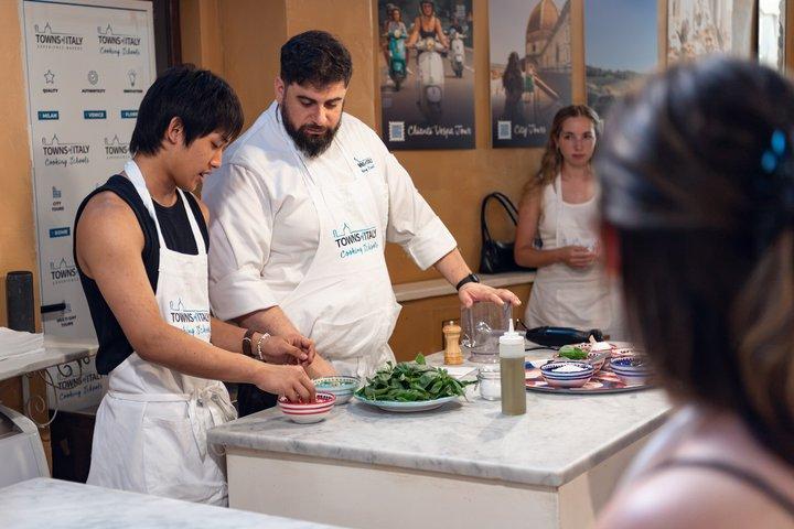 Florenz Pasta Making Class oder Lasagne, Tiramisu & Markttour
