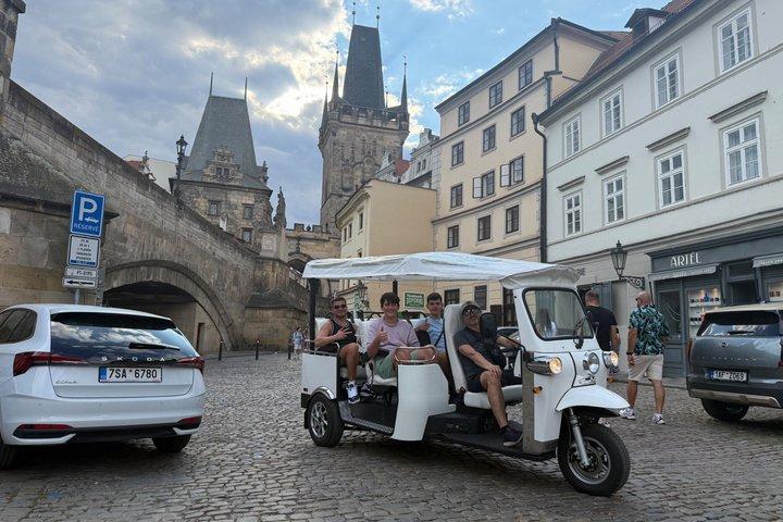 Prague Electric Tuk Tuk City Tour with Local Guide