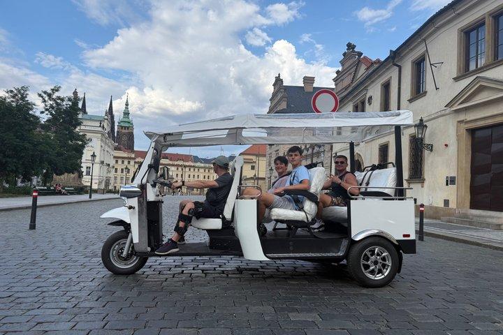 Prague Electric Tuk Tuk City Tour with Local Guide