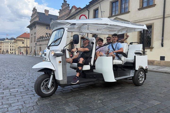 Prague Electric Tuk Tuk City Tour with Local Guide