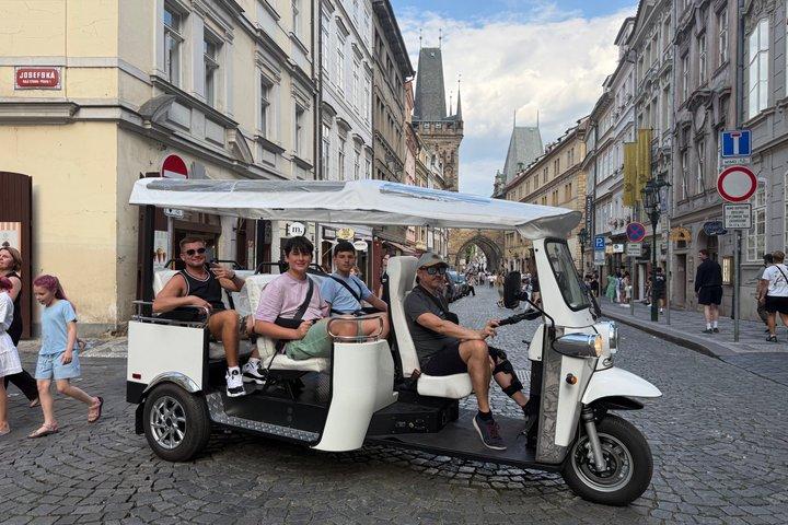 Prague Electric Tuk Tuk City Tour with Local Guide