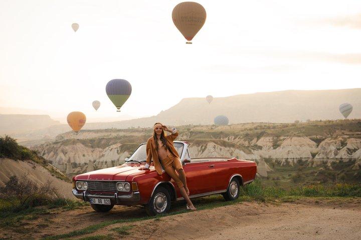 Tour en coche clásico al atardecer o amanecer en Capadocia