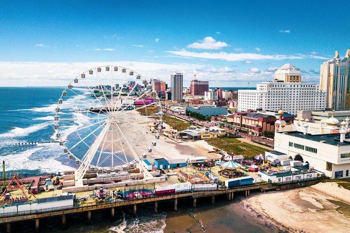 Tour privato sul lungomare di Atlantic City in minivan
