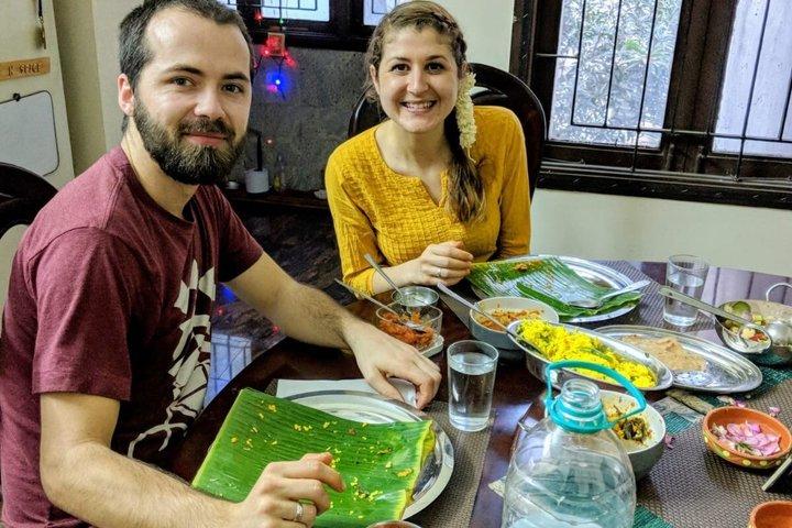Indisk matlagningskurs och marknadstur i Chennai med Sundari