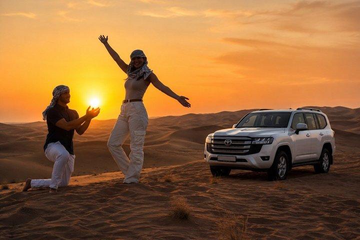Private Morning Red Dunes Safari & Camel Ride Dubai