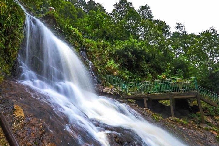 Silver Waterfall and Cloud Dragon Glass Bridge Tour Sapa