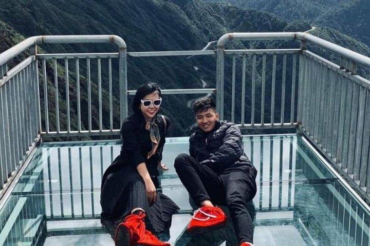 Silver Waterfall and Cloud Dragon Glass Bridge Tour Sapa