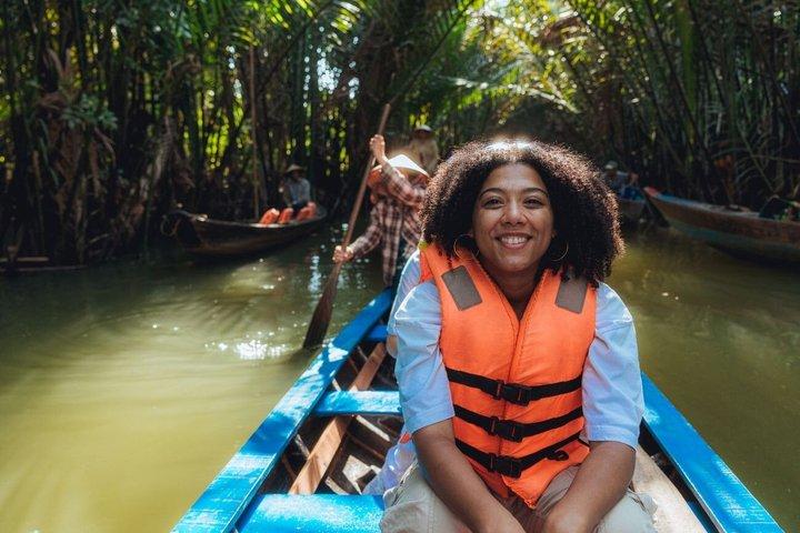 Dagstur till Mekong Delta : Båtar, mat och byliv