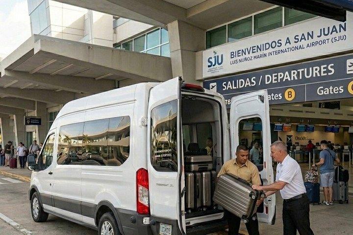 SJU Airport to Isla Verde Condado Old San Juan or return