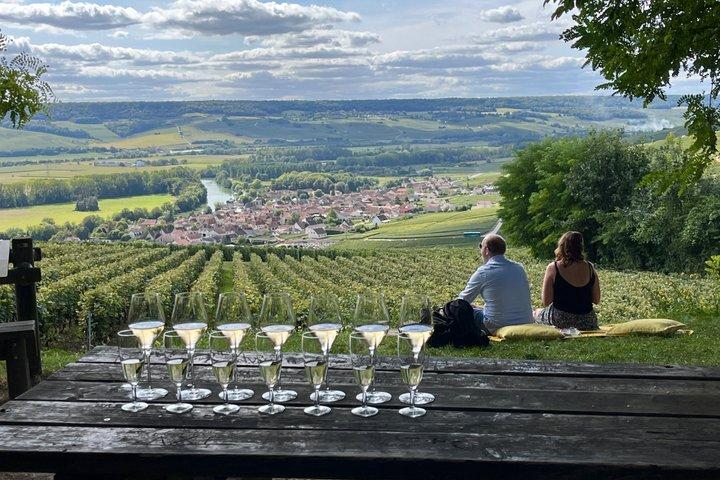 Tour dello champagne per piccoli gruppi da Parigi, degustazioni e ritiro dall'hotel