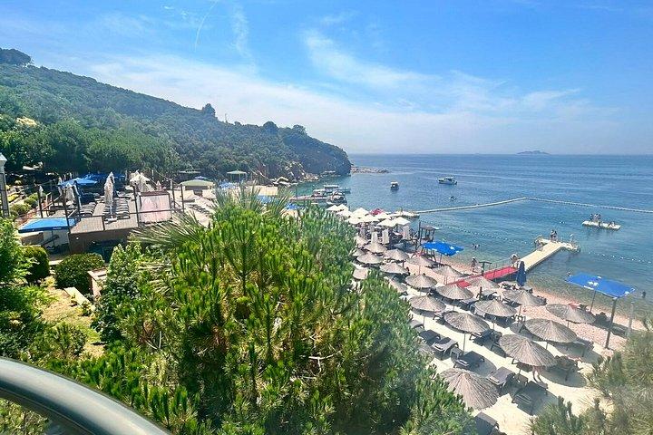 Full Day Guided Princes' Island Swimming Tour with Public Ferry