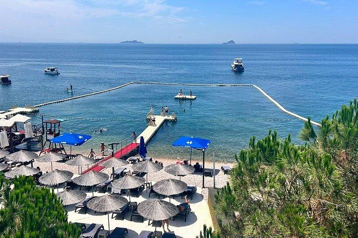 Full Day Guided Princes' Island Swimming Tour with Public Ferry