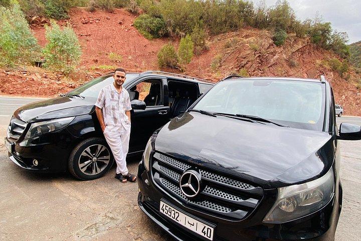 Luxe privéluchthaven van Marrakech en stadstransfers
