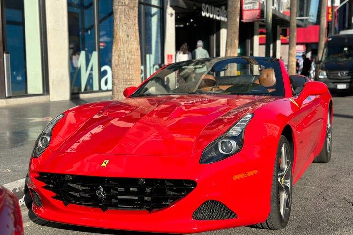 20 - Minuten Tour : Hollywood Blvd zum Sonnenuntergang Blvd in einem Ferrari