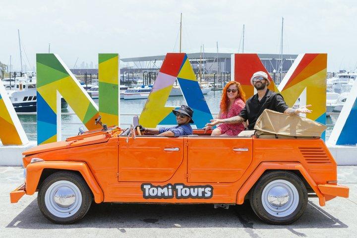 Tour privado por la ciudad de Panamá en un clásico safari VW
