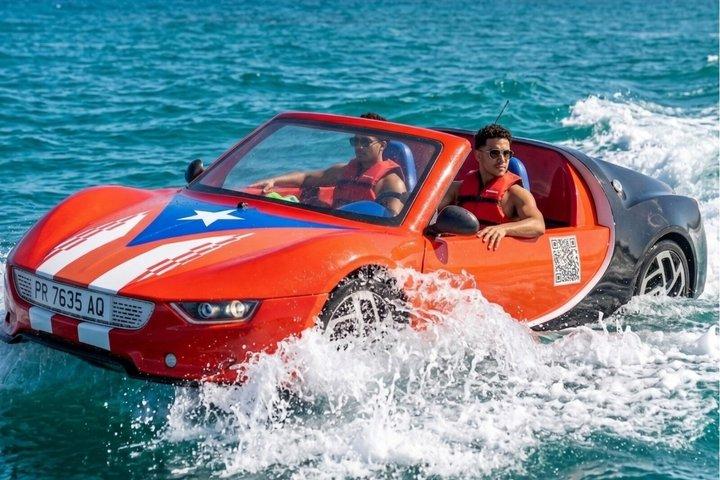 San Juan Watersports Car Rentals Red Bugatti