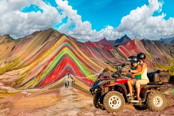 Rainbow Mountain ATV Tour With Meals skip the hike