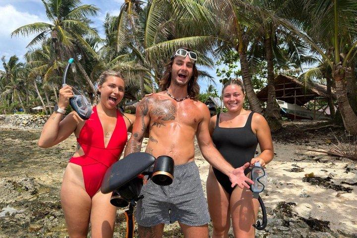 Siargao: Flyve under vand på en Seascooter på Cloud 9