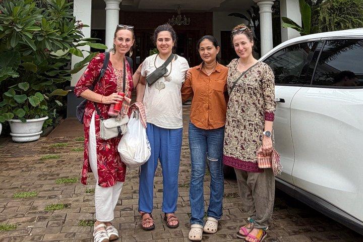 Kampong Khleang Drijvend Dorp Lokale Vrouwen Geleide Tour