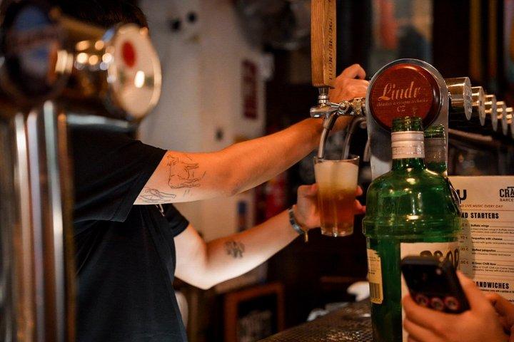 バルセロナビールの試飲（生演奏とドリンク付き）