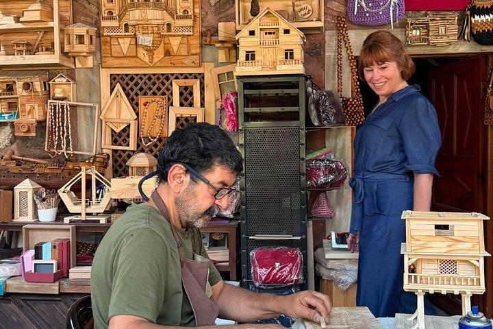 Istanbul Woodcraft Workshop in 1500 Year Old Little Hagia Sophia
