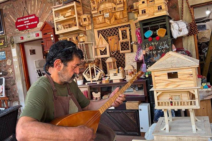 Istanbul Woodcraft Workshop in 1500 Year Old Little Hagia Sophia