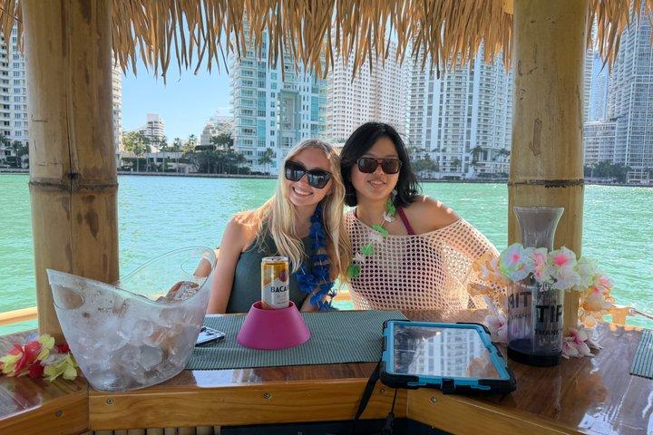 Cruise Miami River on a Tiki Boat