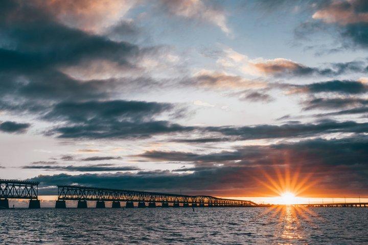Marathon Seven Mile Bridge Zonsondergang Cruise Tour