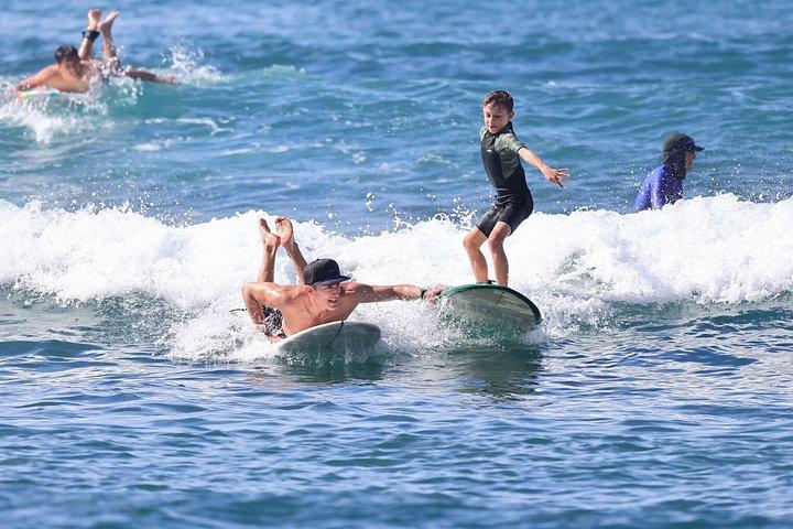 オアフ島ノースショアでのセミプライベートサーフレッスン