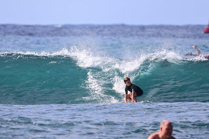 オアフ島ノースショアでのセミプライベートサーフレッスン