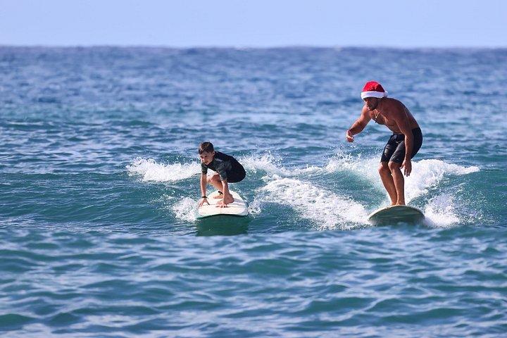 オアフ島ノースショアでのセミプライベートサーフレッスン