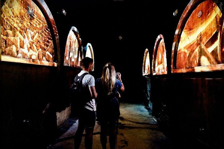 Immersive cellar tour-tasting-Christmas meal 100% immersive