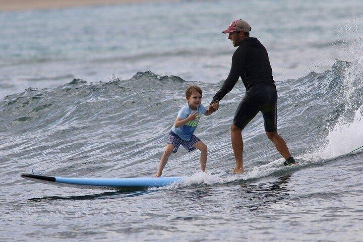 Tandem Surf lektion i North Shore of Oahu