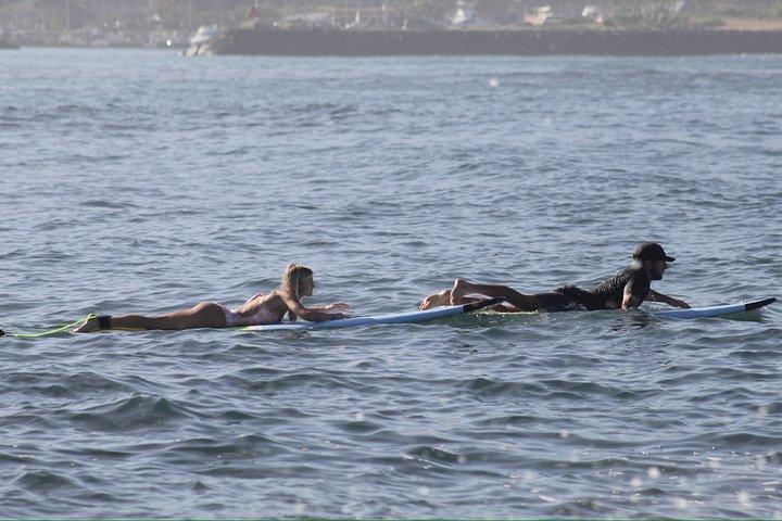 オアフ島ノースショアでのご家族またはグループでのサーフィンレッスン