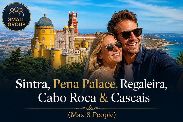 Sintra, le palais de la Pena, la Regaleira, Cabo Roca et Cascais (8 personnes maximum)