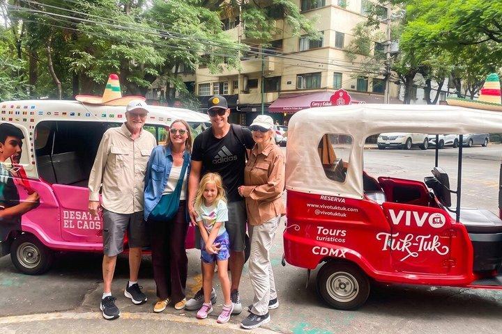 Tuk Tuk-tur gennem La Roma og La Romita i Mexico City