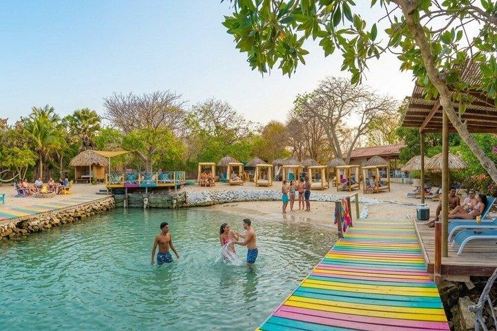 Tour di Cartagena Isole Rosario, Private Beach Club e baru