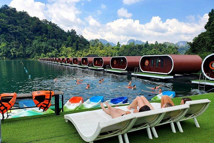 カオソック：オールインクルーシブ チェオラン湖、ダイヤモンド洞窟、ハイキング、カヤック