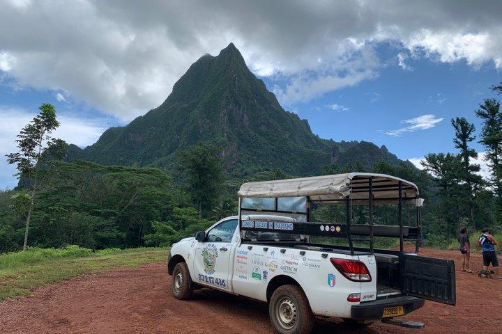 プライベートツアーMoorea 4WD : Magic Mountain Pineapple Road Belvedere