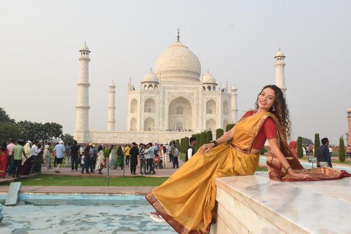 Dagstur till Taj Mahal från Delhi med privatbil
