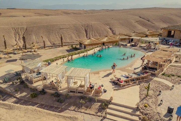 Day in the Agafay Desert with Lunch and Swimming Pool Access