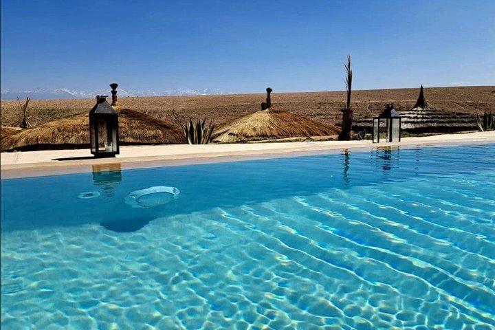 Day in the Agafay Desert with Lunch and Swimming Pool Access