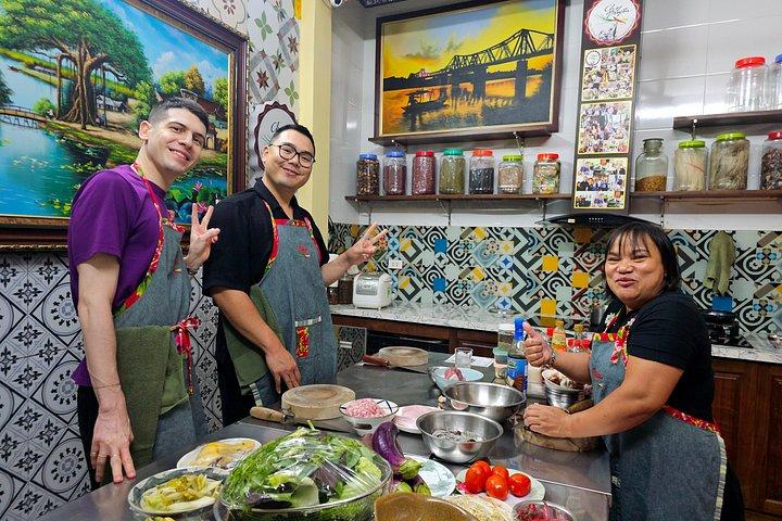 デュエンシェフの家庭料理教室と市場ツアー