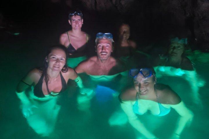 Ischia The Green Cave with Miramar the Transparent boat