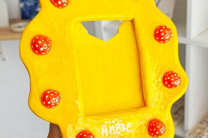 ポルトで自分だけのセラミックタイルをイメージしたフォトフレームをデザイン