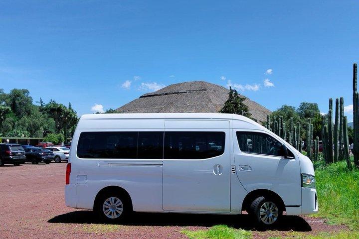 Privattransport in unserem Van in Mexiko-Stadt (8 Stunden)